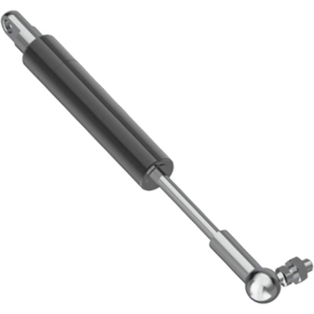 Micro Extended Life Gas Spring: 0.1600" Rod Dia, 0.4700" Tube Dia, 25.00 lb Capacity