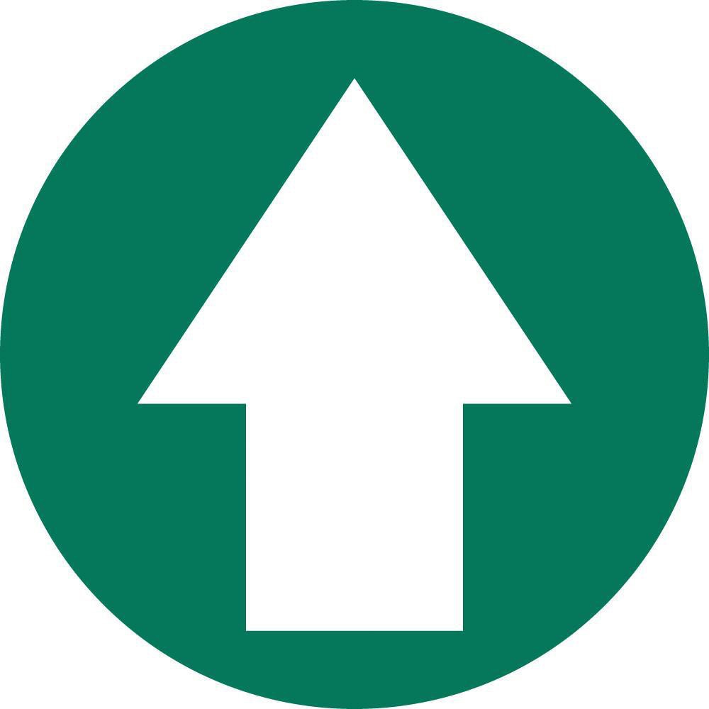 LED Sign Projectors; Sign Type: Directional; Legend: Green/White Arrow Graphic; Bilingual: No; Language: None; Color: White, Green; Maximum Projection: 50 ft; Mounting Location: Ceiling; Wattage: 40.000