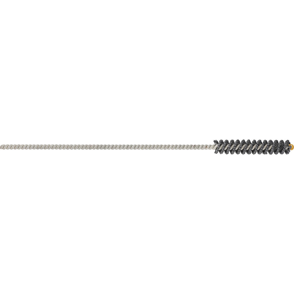 Flexible Cylinder Hone: 3/8" Max Bore Dia, 9.50 mm Max Bore Dia, 320 Grit, Silicon Carbide
