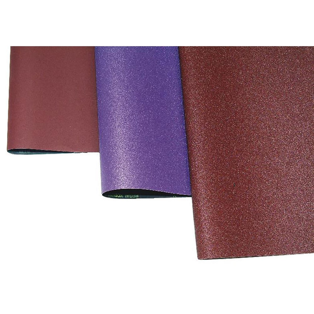 Abrasive Belt: 43" Wide, 75" OAL, 120 Grit, Aluminum Oxide