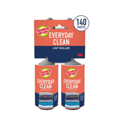 Scotch-Brite™ Everyday Clean Lint Roller 836RS-70TP, 4.0 in x 35.2 ft, 2/pack, 4 packs/case, 8 total/case
