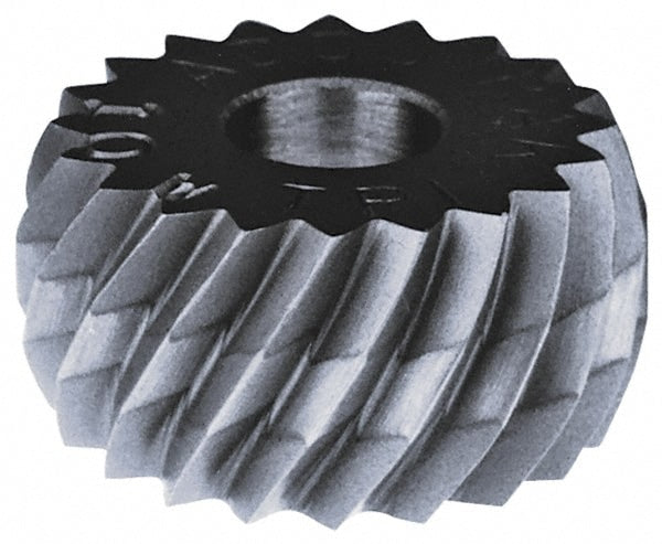 Convex Knurl Wheel: 1-1/4" Dia, 90 ° Tooth Angle, 20 TPI, Diagonal, Cobalt
