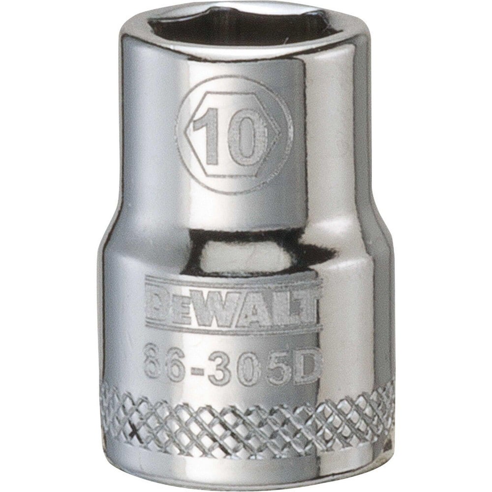 Standard Hand Socket: 3/8" Drive, 10.00 mm Socket, 6-Point