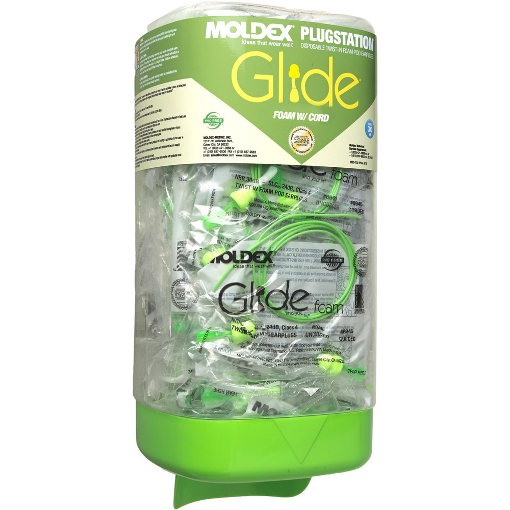 Earplug Dispensers: Pull Out, Open Lid, Wall Mount Mount