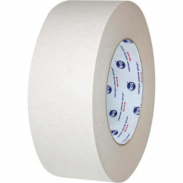 Natural Double-Sided Paper Tape: 18 mm Wide, 32.9 m Long, 6 mil Thick, Rubber Adhesive
