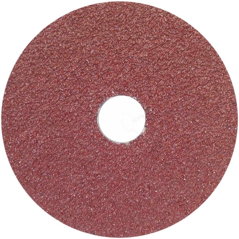 Fiber Disc: 5" Disc Dia, 7/8" Hole, Arbor Hole, 24 Grit, Ceramic Alumina