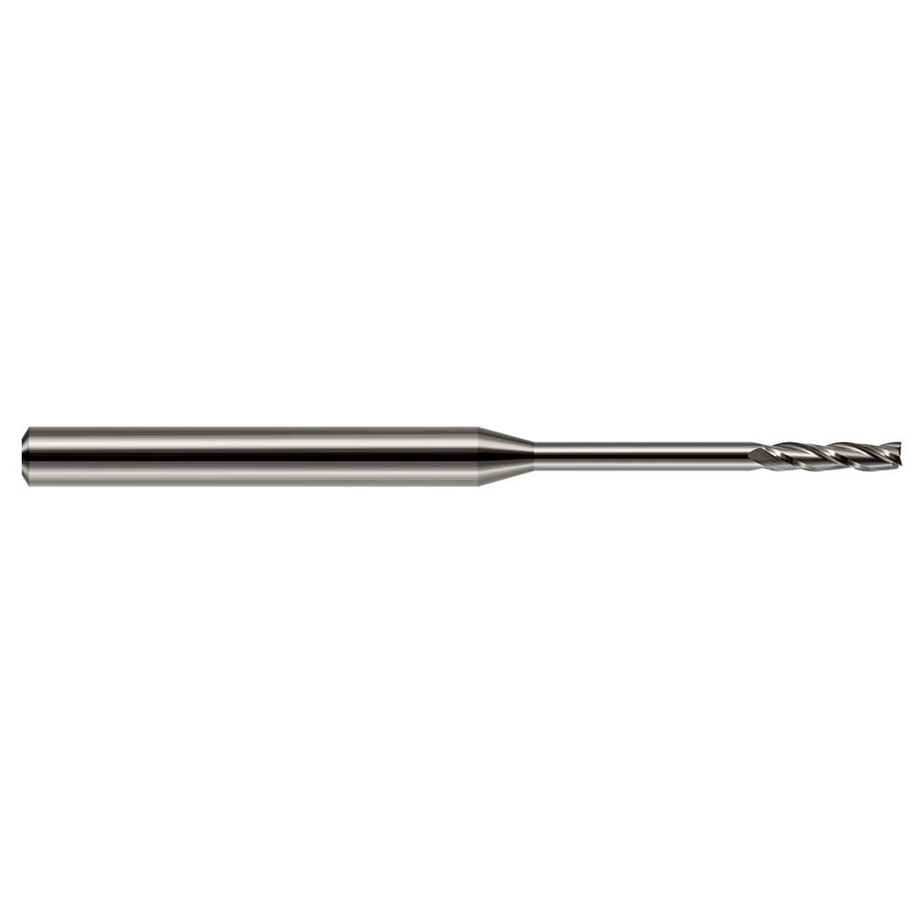 Square End Mill: 0.0600" Dia, 0.3125" LOC, 3 Flute, Solid Carbide