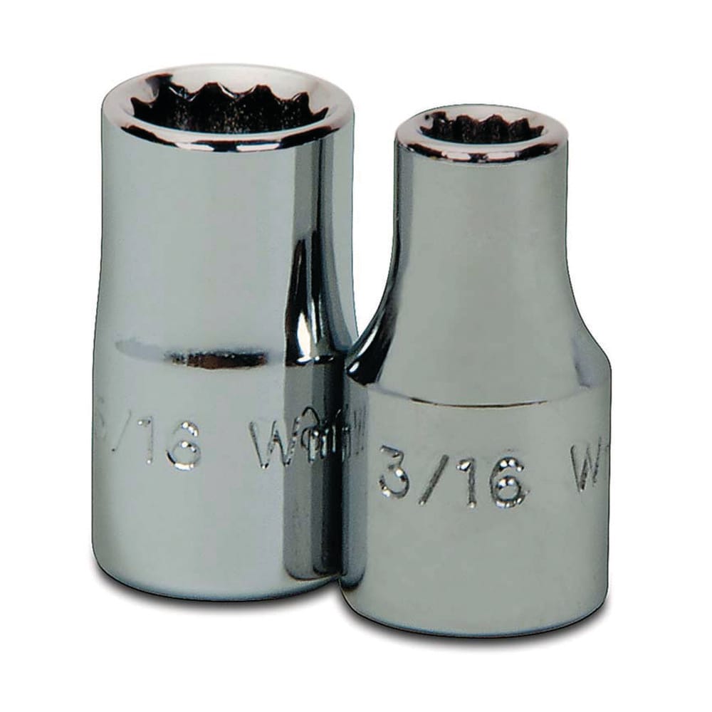 Standard Hand Socket: 1/4" Drive, 9/32" Socket, 12-Point