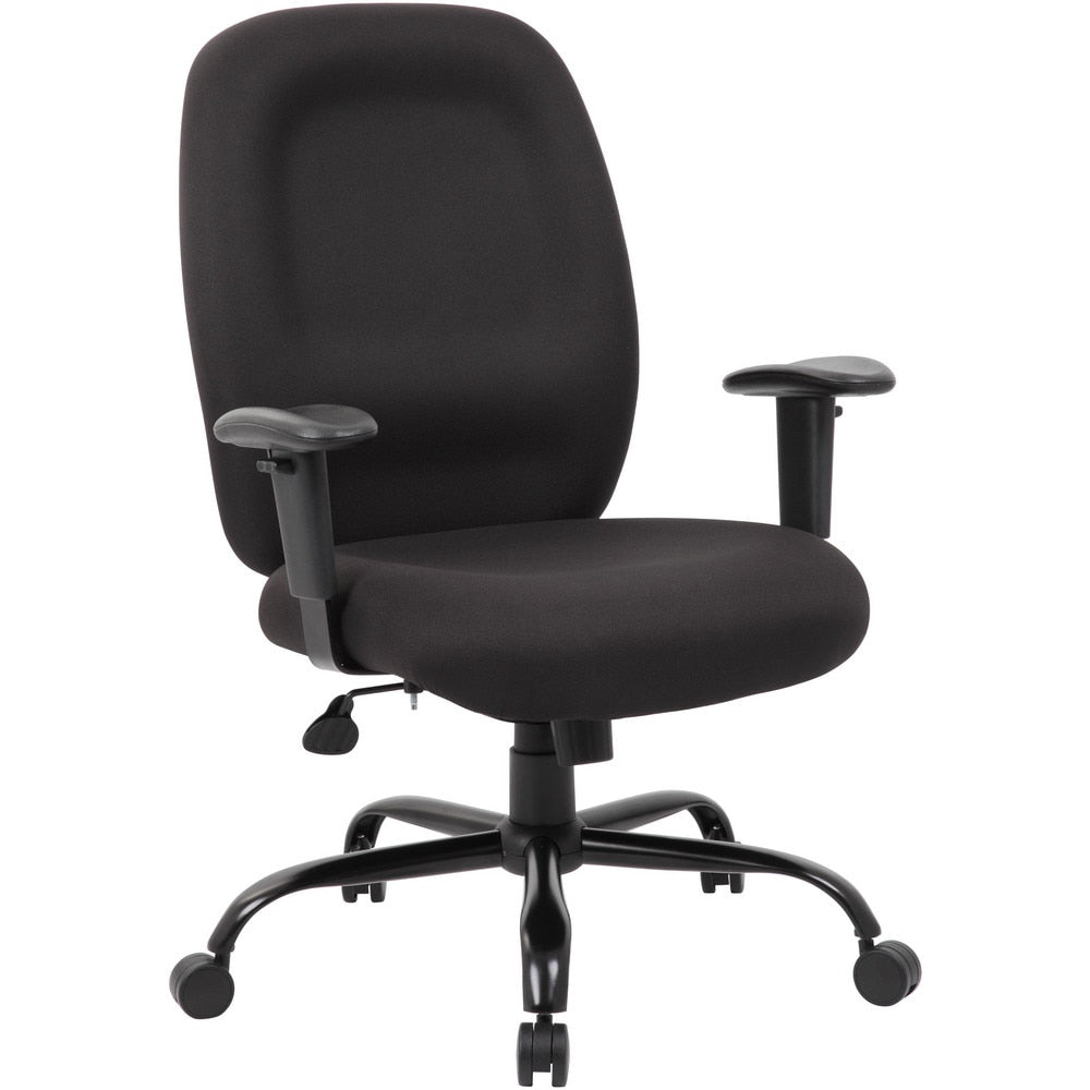 Task Chair: Crepe, Adjustable Height, Black