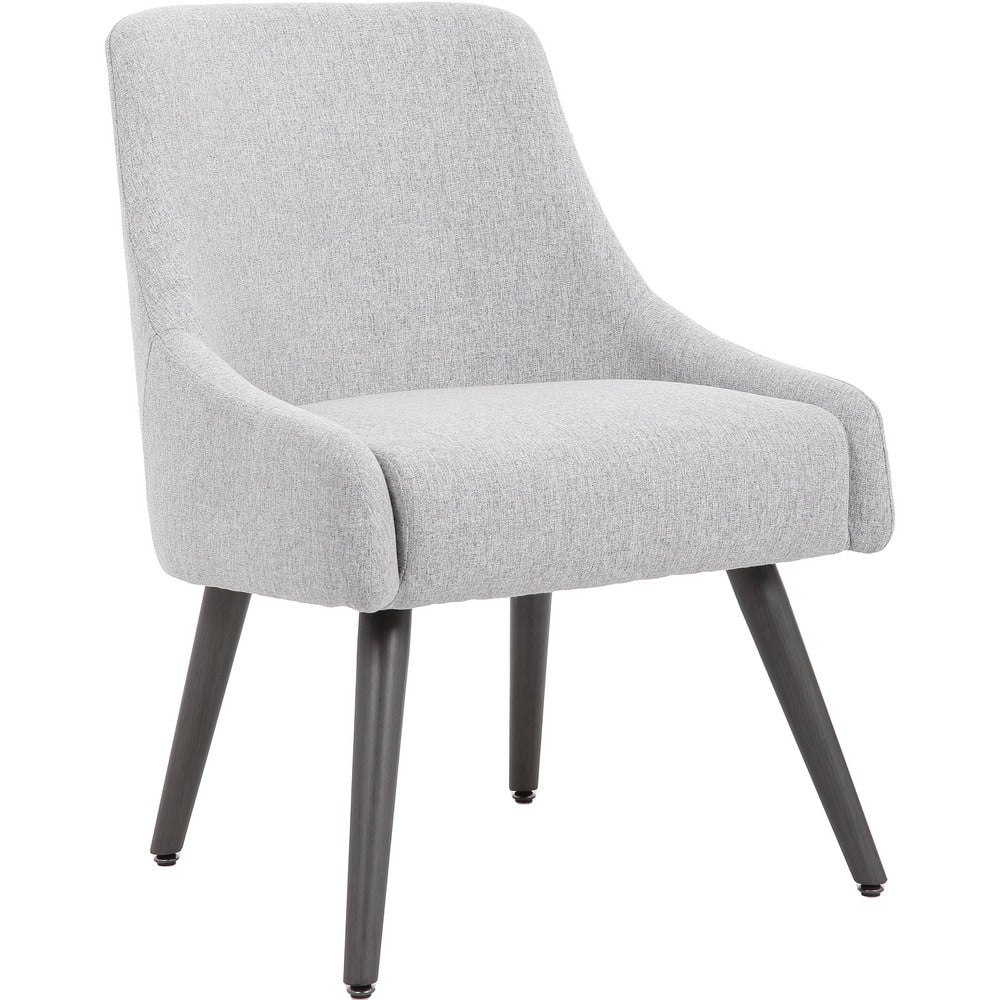 Task Chair: Poly-Linen Weave, No, Gray