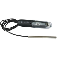 Digital Thermometers & Probes; Accuracy: +/-0.6°C; Sensor Input: Thermistor; Minimum Temperature (Deg F - 3 Decimals): -40.000; Minimum Temperature (C - 2 Decimals): -40.00; Maximum Temperature (C): 125.00; Maximum Temperature (F) (