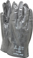 Chemical Resistant Gloves: SHOWA Size 2X-Large, Viton, Unsupported