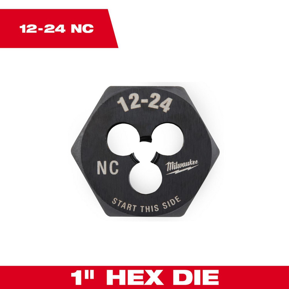 Hex Rethreading Die: Right Hand, No Carbon Steel