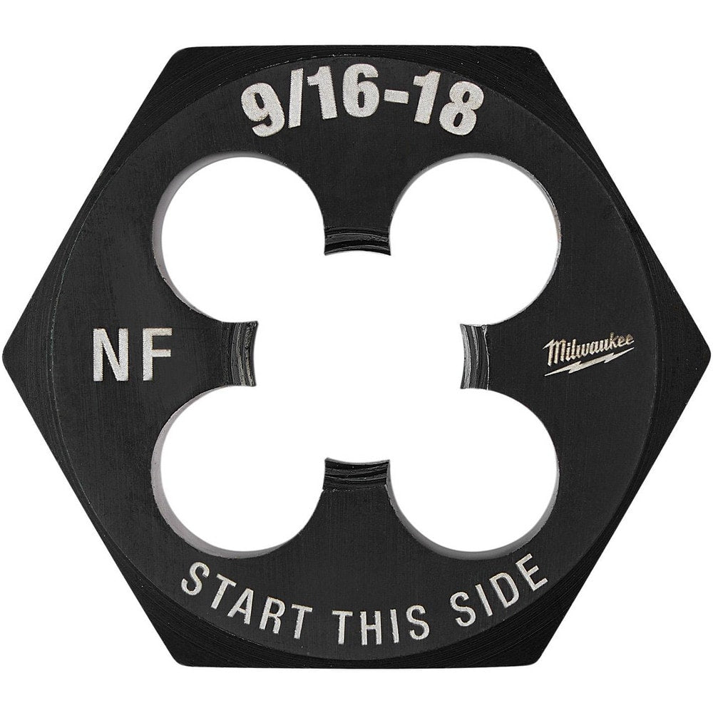 Hex Rethreading Die: Right Hand, No Carbon Steel