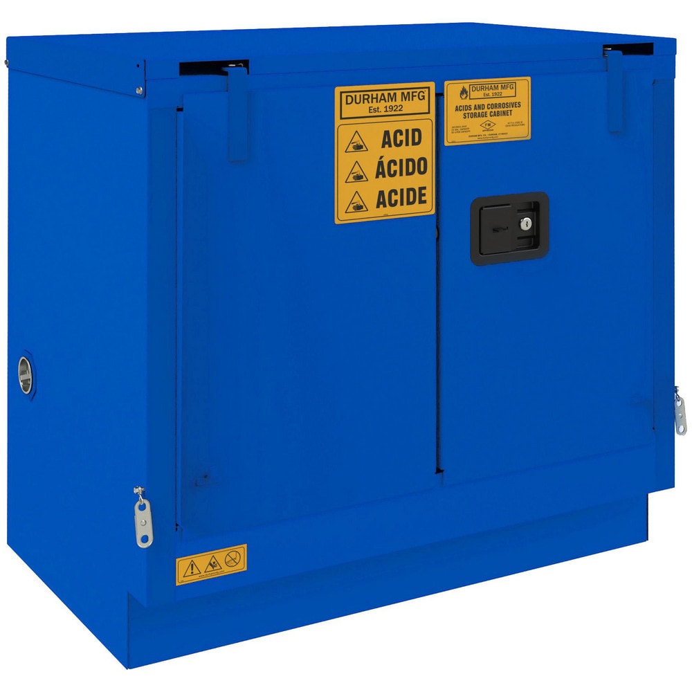 Corrosives Safety Cabinet: Blue