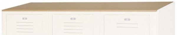 12" Wide x 36" High x 1" Deep, Locker Solid Plastic Slope Top Kit