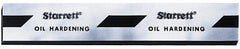 O1 Oil-Hardening Flat Stock: 1" Thick, 5" Wide, 18" Long, +0.0100 to 0.015" Thickness Tolerance