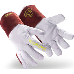 Welding Gloves: HeatArmor™ Size Large, Goatskin Leather, Pair, for TIG