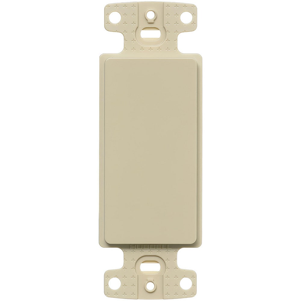 Electrical Outlet Box & Switch Box Accessories; Cover Shape: Rectangle; Material: Thermoplastic; Flip-down Cover Orientation: Vertical; Flip-down Cover Clarity: Opaque; Color: Ivory