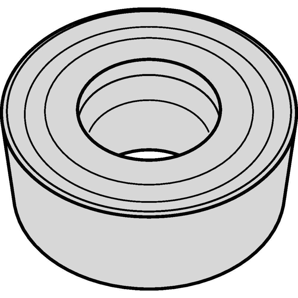 Turning Insert: RCMT0602M0 KCP25C, Carbide