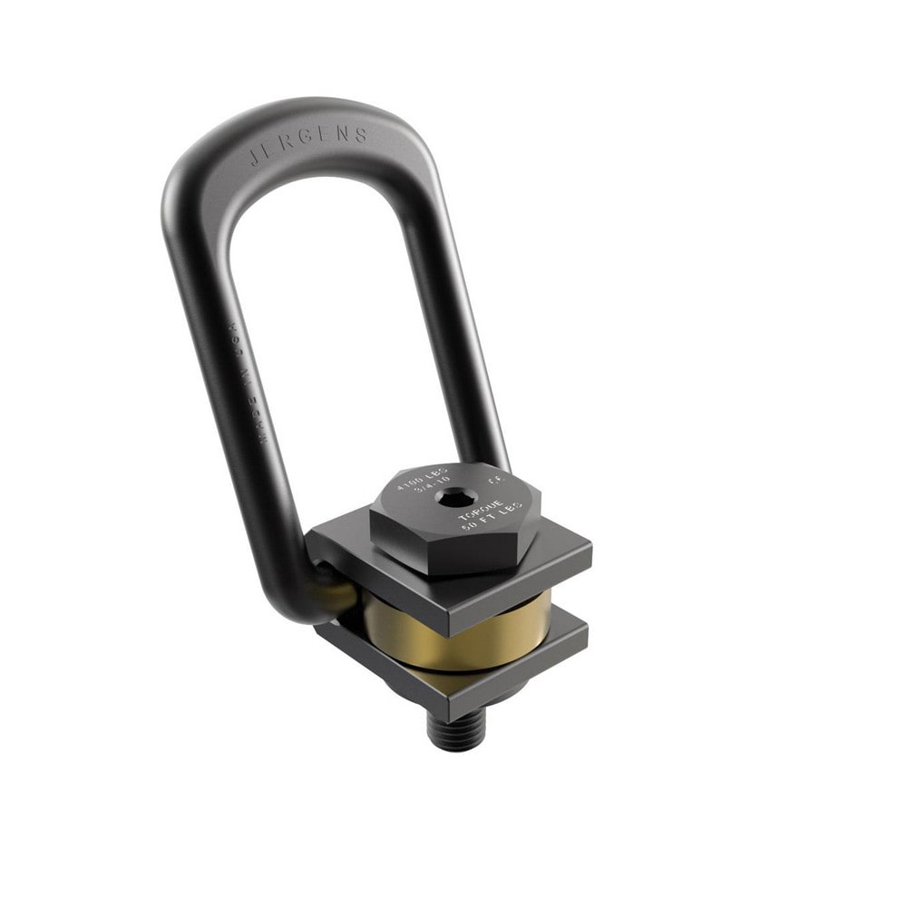 Side Pull Hoist Ring: Bolt-On, 17200 lb Capacity, 360°