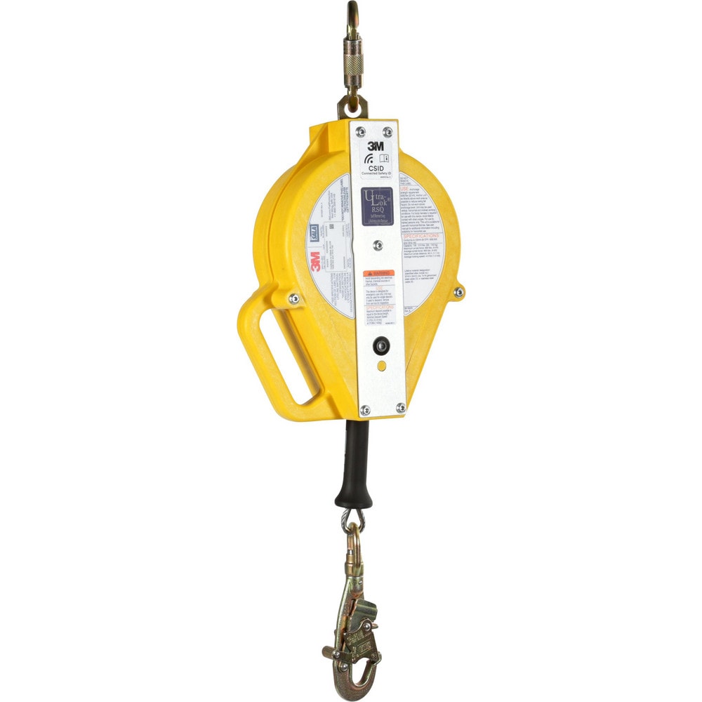 Self-Retracting Lifeline: 310 lb Capacity, 50.00' Lifeline, Carabiner