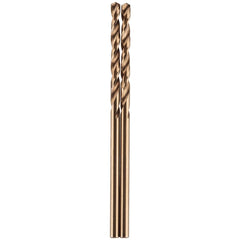 Mechanics Drill Bit:  0.0790" Dia,  135°,  Cobalt,  Hex Shank,  Split Point