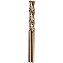 Mechanics Drill Bit:  0.1180" Dia,  135°,  Cobalt,  Hex Shank,  Split Point