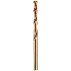 Mechanics Drill Bit:  0.1970" Dia,  135°,  Cobalt,  Hex Shank,  Split Point