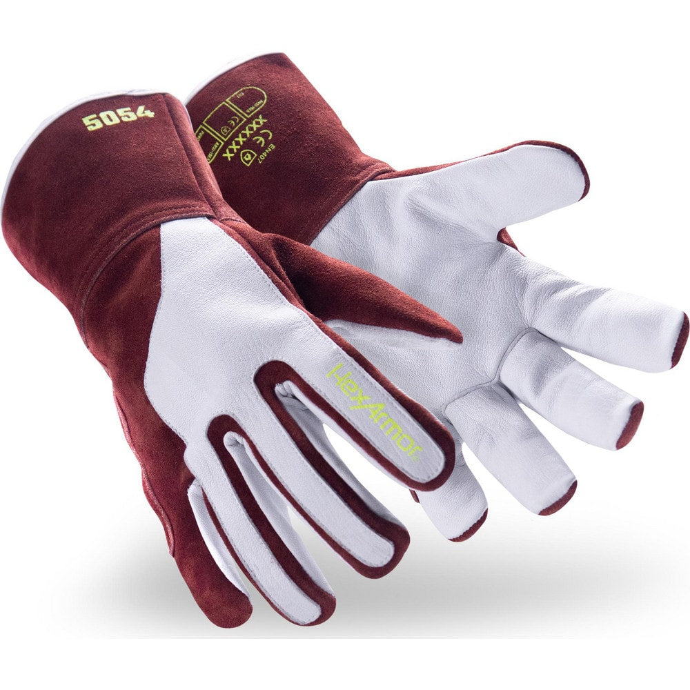 Welding Gloves: HeatArmor™ Size Small, Goatskin Leather, Pair, for MIG