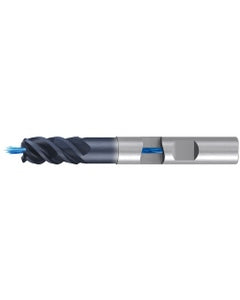 Corner Radius End Mill; 10 mm Dia. × 22 mm LOC × 10 mm Shank Dia. × 80 mm OAL ; 4 FL ; Carbide ; AlTiN ; 1.2 mm R ; Series Jet-Cut
