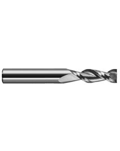 1/2″ Cutting Dia. × 1/2″ Shank Size × 3/4″ LOC × 4″ OAL, 2 Flute, Carbide, Uncoated, Square End Mill