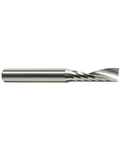 0.0394″ Cutting Dia. × 1/8″ Shank Size × 0.117″ LOC × 1-1/2″ OAL, 1 Flute, Carbide, Uncoated, Square End Mill