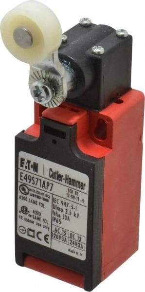 Eaton Cutler-Hammer - SPDT, NC/NO, 240 VAC, 30 VDC, Screw Terminal, Roller Lever Actuator, General Purpose Limit Switch - 4, 13, 4X, 6P NEMA Rating, IP65 IPR Rating, Screw Mount - Apex Tool & Supply