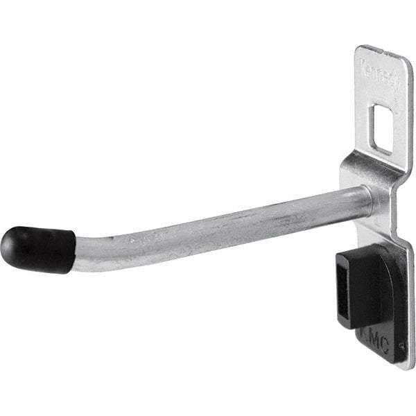 Kennedy - 5/32" Diam, 2-3/8" Long Single Angled End Pegboard Hook - Steel - Apex Tool & Supply