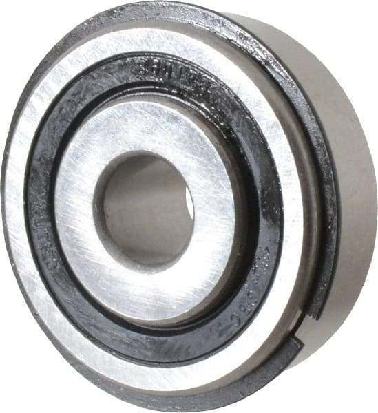 Value Collection - 1/2" Bore Diam, 1-3/4" OD, Double Seal Semi Ground Extra Light Radial Ball Bearing - 1 Row, Round Bore, 707 Lb Static Capacity, 1,366 Lb Dynamic Capacity - Apex Tool & Supply