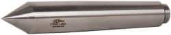 Riten - 0.938" Head Diam, Hardened Tool Steel Standard Point Solid Dead Center - 3MT Morse Taper, 0.938" Point Diam, 5-1/4" OAL - Apex Tool & Supply