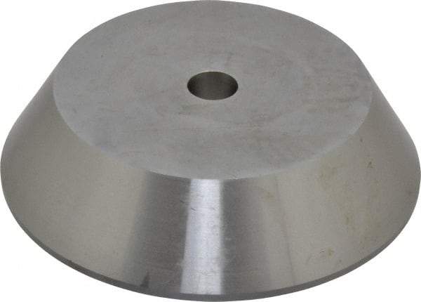 Concentric - 3.14 to 4.22" Point Diam, Hardened Tool Steel Lathe Bell Head Point - Compatible with Live Centers - Apex Tool & Supply