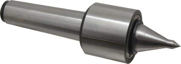 Riten - MT5 Taper Shank, 3-1/16" Head Diam 6,800 Lb Capacity Live Center - 5,000 Max RPM, 2-25/32" Head Length, 1/2" Point Diam, 2-5/8" Point Len, 1,100 Lb Max Workpc, 3/4" Long Tip, 2-1/2" Tip Diam, Long Point - Apex Tool & Supply