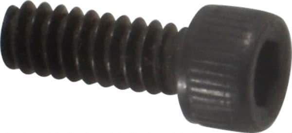 Value Collection - #4-40 UNC Hex Socket Drive, Socket Cap Screw - Alloy Steel, Black Oxide Finish, Fully Threaded, 5/16" Length Under Head - Apex Tool & Supply