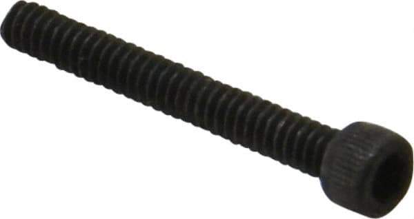 Value Collection - #4-40 UNC Hex Socket Drive, Socket Cap Screw - Alloy Steel, Black Oxide Finish, Fully Threaded, 7/8" Length Under Head - Apex Tool & Supply