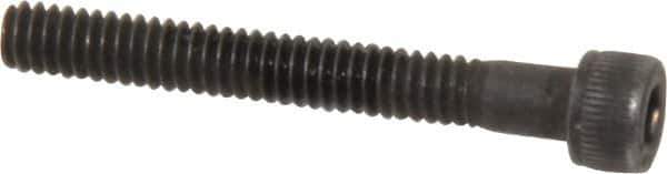 Value Collection - #5-40 UNC Hex Socket Drive, Socket Cap Screw - Alloy Steel, Black Oxide Finish, Partially Threaded, 1" Length Under Head - Apex Tool & Supply