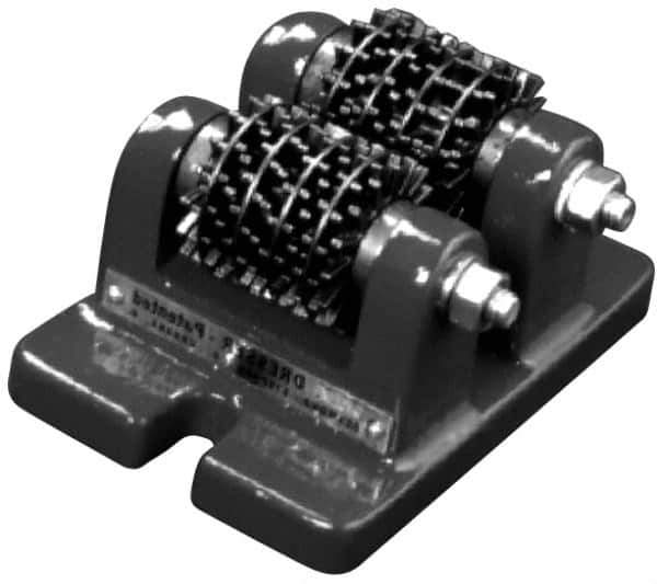 Desmond - Duplex Dresser - For Grinding Wheels with 1" to 4" Diam, Floor Mount, Disc Cutter - Apex Tool & Supply
