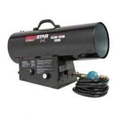 Heatstar - 125,000 to 170,000 BTU Rating, Propane Forced Air Heater with Thermostat - 4,000 Sq Ft Max Heating Area, 100 Lb Capacity, Fuel with Propane - Apex Tool & Supply