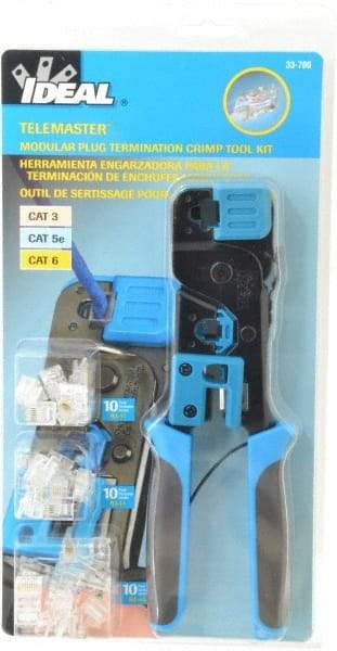 Ideal - Crimp Kit - RJ11 & RJ45 Compatible - Apex Tool & Supply
