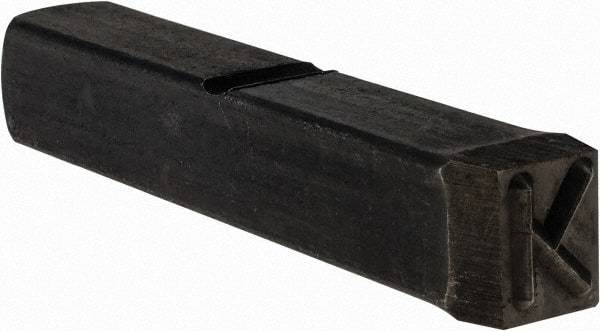 Made in USA - Letter K Machine Made Individual Steel Stamp - 3/8" Character - Apex Tool & Supply