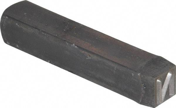 Made in USA - Letter N Machine Made Individual Steel Stamp - 3/8" Character - Apex Tool & Supply