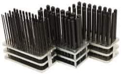 Value Collection - 114 Piece Transfer Punch Set - 3/32 to 17/32" Round Shank - Apex Tool & Supply