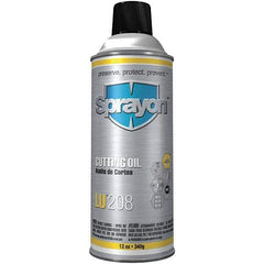 Sprayon - Sprayon, 12 oz Aerosol Cutting Fluid - Straight Oil, For Broaching, Cutting, Drilling, Grinding, Machining, Sawing, Threading - Apex Tool & Supply
