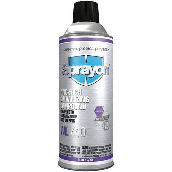 Sprayon - 16 oz Zinc Cold Galvanizing Compound - Comes in Aerosol - Apex Tool & Supply